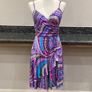 New Trina Turk Dress Multicolor Size 6 (Item#H002)